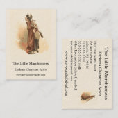 Carte De Visite La petite marquise de l'Old Curiosity Shop (Devant / Derrière)