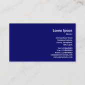 Carte De Visite La photo carrée (v2) - tendez le cou la (Dos)