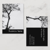 Carte De Visite La photographie de Zen Tree Balance l (Devant / Derrière)