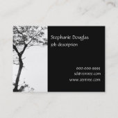 Carte De Visite La photographie de Zen Tree Balance l (Dos)