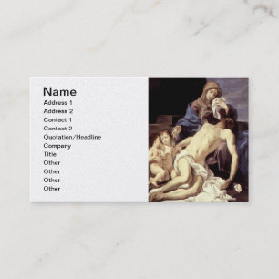 Carte De Visite La Pieta - Lamentation du Christ - Baciccio