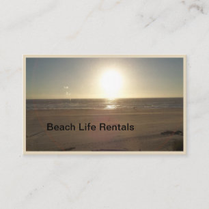 Carte De Visite La plage est mon affaire