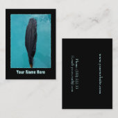 Carte De Visite La plume de Raven (Devant / Derrière)