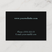 Carte De Visite La plume de Raven (Dos)