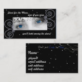 Carte De Visite La pousse pour la lune, même si vous vous manquez (Devant / Derrière)