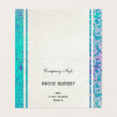 Carte De Visite La poussière d'étoile pliée de parties (Intérieur déplié)