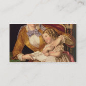 Carte De Visite La première leçon, pub. par Baxter, 1855 (copie) (Dos)