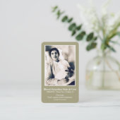 Carte De Visite La prière carde Alexandrina béni par | (Debout devant)