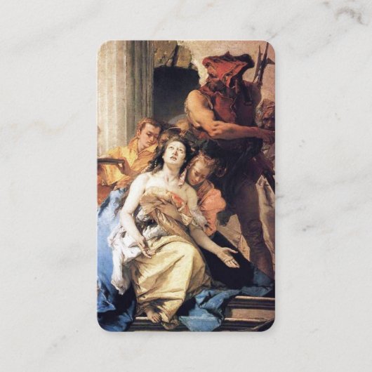 Carte De Visite La prière carde St Agatha 1 de | (Devant)