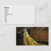Carte De Visite La Reine Victoria dans sa robe longue de (Devant / Derrière)