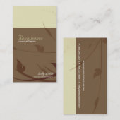 Carte de visite - la Renaissance (Devant / Derrière)