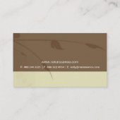 Carte de visite - la Renaissance (Dos)