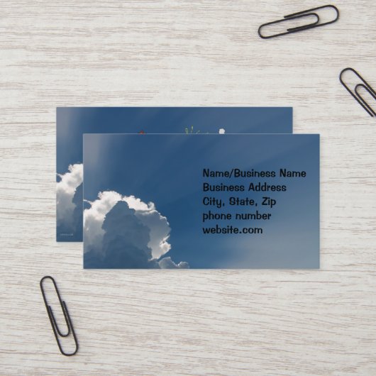 Carte De Visite La résurrection de Pâques qu'il est Jésus levé a (Devant/Arrière en situation)