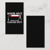 Carte De Visite La roche de travailleur de la construction avec le (Devant / Derrière)