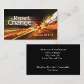 Carte De Visite La route au Changement-milieu (Devant / Derrière)