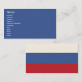 Carte De Visite La Russie - affaires (Devant / Derrière)