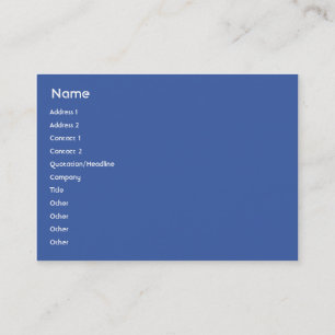 Carte De Visite La Russie - potelée