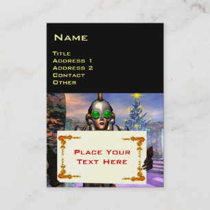 CARTE DE VISITE LA SAINT-SYLVESTRE D'UN CYBORG