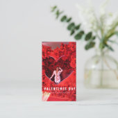 Carte De Visite La Saint Valentin Femme Photosession fille (Debout devant)