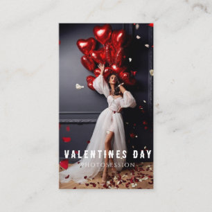 Carte De Visite La Saint Valentin Femme Photosession fille