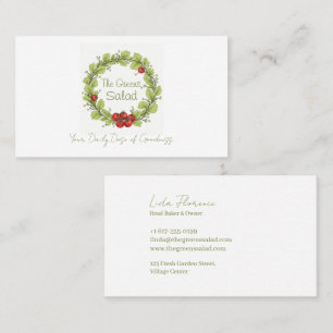 Carte De Visite La salade des Verts