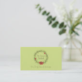 Carte De Visite La salade des Verts (Debout devant)