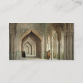 Carte De Visite La salle de cour d'Alhambra, Grenade, 1853 (allumé (Dos)