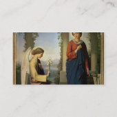 Carte De Visite La salutation angélique, ou l'annonce, 1860 (Dos)