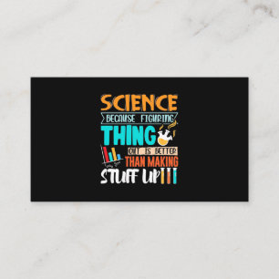Carte De Visite La Science Parce Qu'Il Est Mieux De Comprendre Les