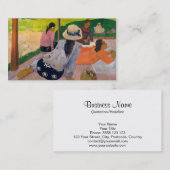 Carte De Visite La sièste - Paul Gauguin (Devant / Derrière)