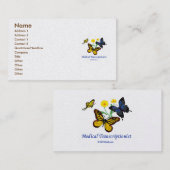 Carte De Visite La TA de papillon (Devant / Derrière)