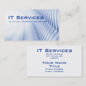 Carte De Visite La technologie de l'information entretient le (Devant / Derrière)