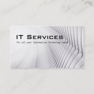 Carte De Visite La technologie de l'information entretient le
