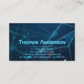 Carte De Visite La technologie numérique La création moderne et él (Dos)