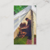 Carte De Visite La tente du dirigeant de guerre civile (Dos)