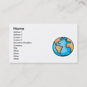 Carte De Visite La terre