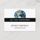 Carte De Visite La terre de planète (Devant)