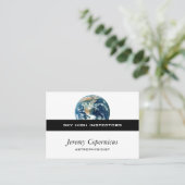 Carte De Visite La terre de planète (Debout devant)