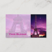 Carte De Visite La Tour Eiffel sous le soleil (Dos)