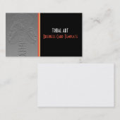 Carte De Visite La Tribale africaine des jumeaux (Devant / Derrière)