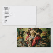 Carte De Visite La trinité sainte (Devant / Derrière)