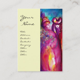 Carte De Visite LA TROISIÈME MASQUE / Costume Designer, Artiste t