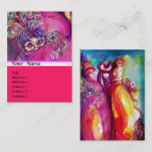 Carte De Visite LA TROISIÈME MASQUE / Costume Designer, Artiste th (Devant / Derrière)