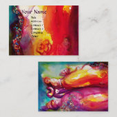 Carte De Visite LA TROISIÈME MASQUE / Costume Designer, Artiste th (Devant / Derrière)