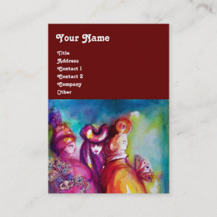 Carte De Visite LA TROISIÈME MASQUE / Costume Designer, Artiste th