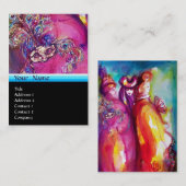 Carte De Visite LA TROISIÈME MASQUE / Costume Designer, Artiste th (Devant / Derrière)