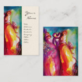 Carte De Visite LA TROISIÈME MASQUE / Costume Designer, Artiste th (Devant / Derrière)