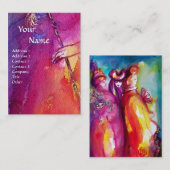 Carte De Visite LA TROISIÈME MASQUE / Costume Designer, Artiste th (Devant / Derrière)