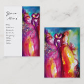 Carte De Visite LA TROISIÈME MASQUE / Costume Designer, Artiste th (Devant / Derrière)