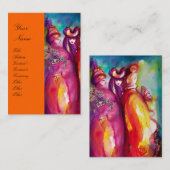 Carte De Visite LA TROISIÈME MASQUE / Costume Designer, Artiste th (Devant / Derrière)